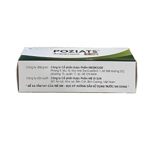Trường Thọ - Thuốc Poziats 5mg điều trị tâm thần phân liệt, điều trị rối loạn lưỡng cực cấp tính (3 vỉ x 10 viên) 2 Trường Thọ - Poziats 5mg 3