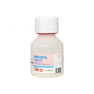 Trường Thọ - Bột pha hỗn dịch uống Pricefil 250mg/5ml Vianex điều trị nhiễm khuẩn đường hô hấp (30ml) 1 Bột pha hỗn dịch uống Pricefil 250mg/5ml