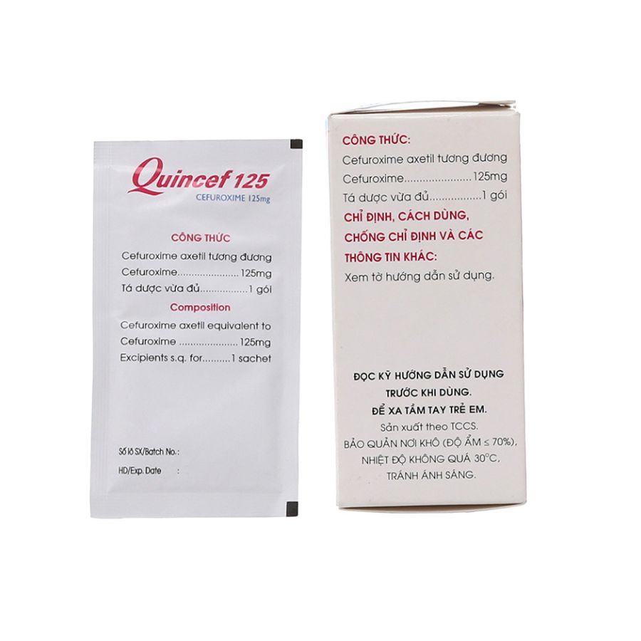 Quincef 125mg 1 Trường Thọ - Quincef 125mg 1