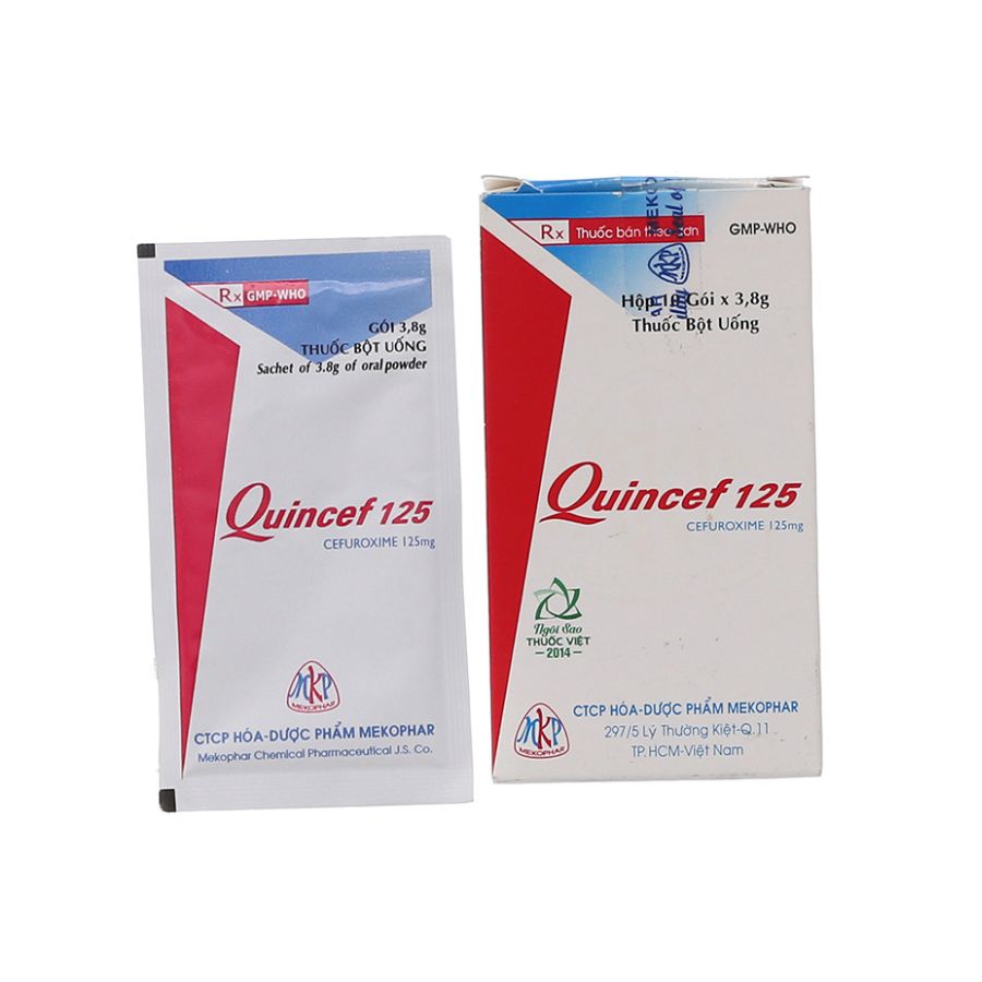 Quincef 125mg Trường Thọ - Quincef 125mg