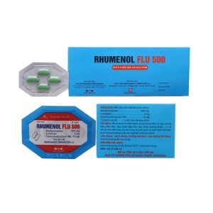 Trường Thọ - Thuốc Rhumenol Flu 500 Medipharco điều trị đau đầu, sốt từ nhẹ đến vừa (25 vỉ x 4 viên) 1 Trường Thọ - Rhumenol Flu 1