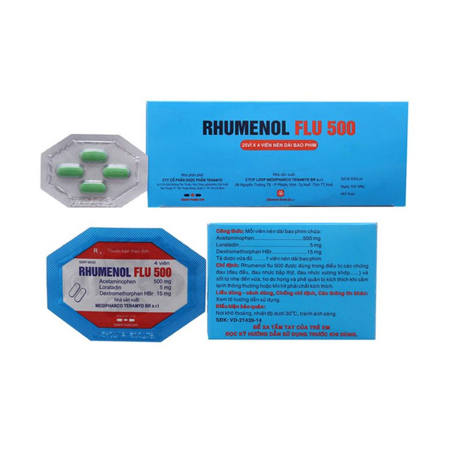 Rhumenol Flu 1 Trường Thọ - Rhumenol Flu 1
