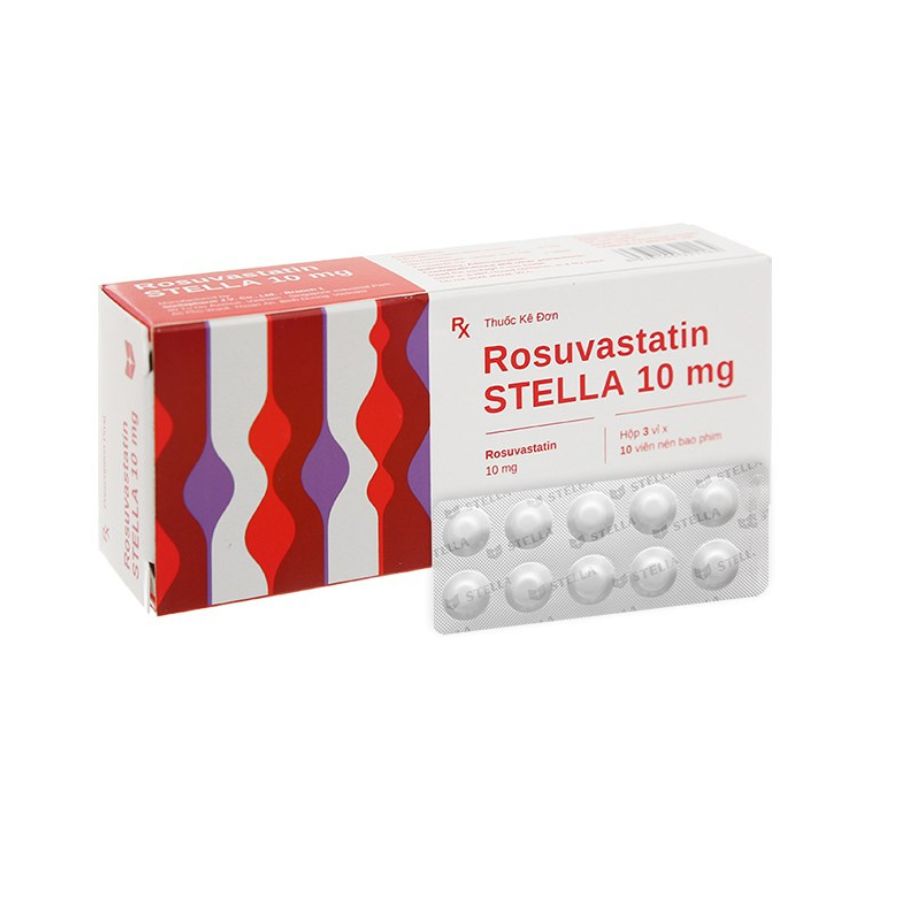 Rosuvastatin 10mg 1 Trường Thọ - Rosuvastatin 10mg 1