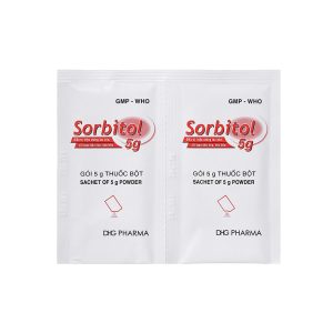 Trường Thọ - Thuốc bột Sorbitol 5g DHG điều trị triệu chứng táo bón, rối loạn tiêu hóa (20 gói x 5g) 1 Thuốc bột Sorbitol 5g