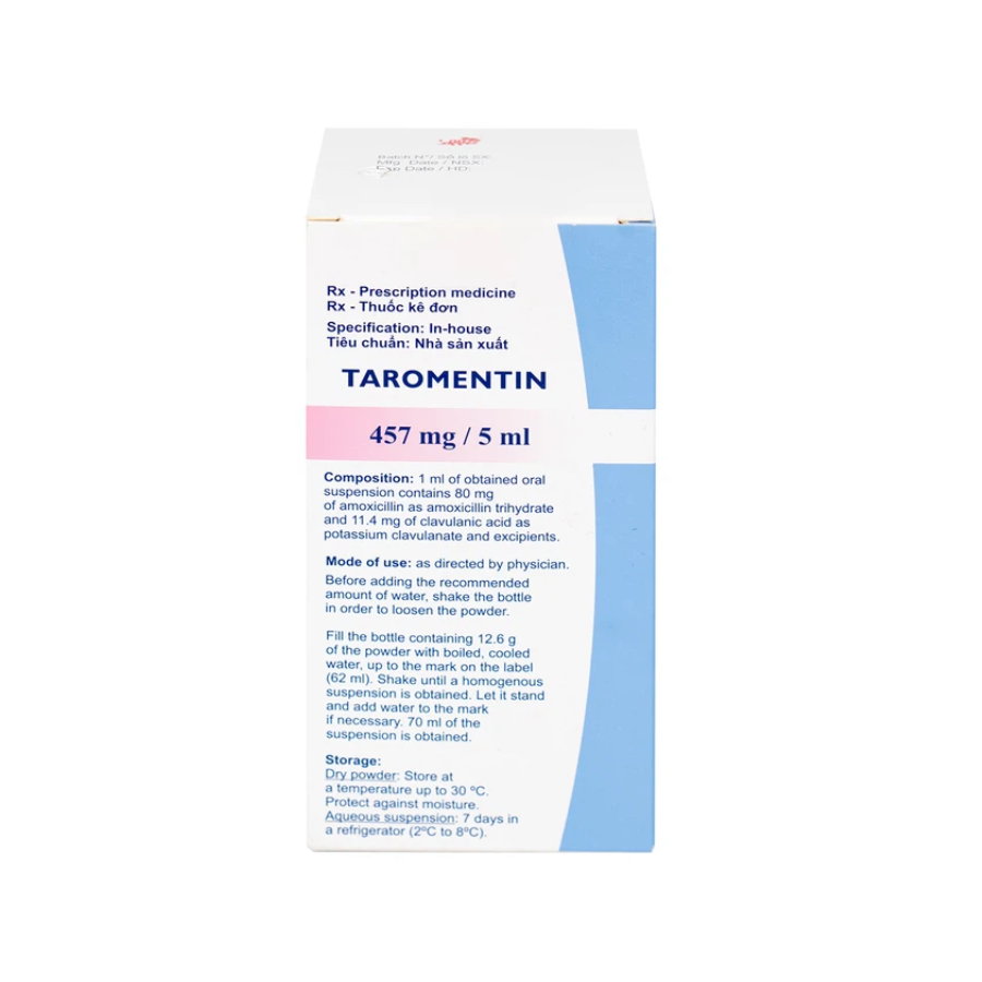 Taromentin 457mg1 Trường Thọ - Taromentin 457mg1 1