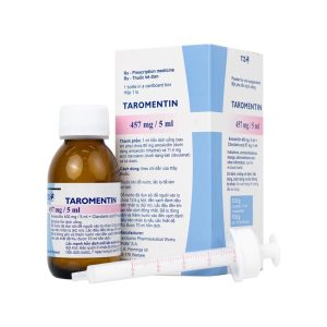 Trường Thọ - Bột hỗn dịch uống Taromentin 457mg/5ml điều trị nhiễm trùng viêm xoang, tai giữa, đường hô hấp (12.6g) 2 Trường Thọ - Taromentin 457mg2