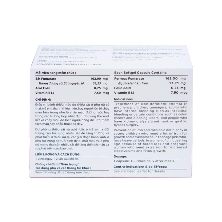 Thuốc Ferrovit1 Trường Thọ - Thuoc Ferrovit1