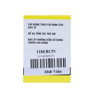 Trường Thọ - Thuốc Tisercin 25mg điều trị loạn thận (1 lọ x 50 viên) 1 Trường Thọ - Tisercin 3
