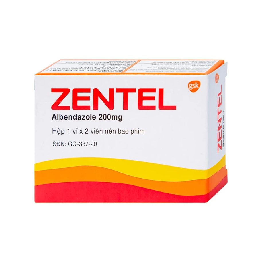 Zentel Thuốc Zentel Albendazole 200mg