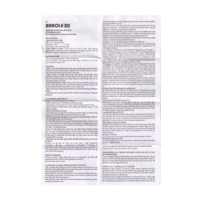 Trường Thọ - Thuốc Barole 20mg điều trị viêm loét do trào ngược dạ dày - thực quản (10 vỉ x 10 viên) 1 Trường Thọ - a2 3 7