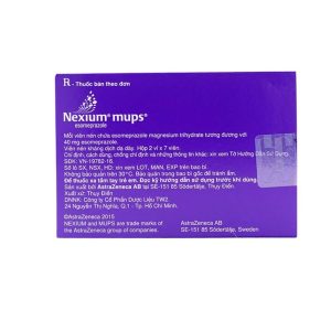 Trường Thọ - Viên nén Nexium Mups 40mg điều trị trào ngược dạ dày - thực quản, loét dạ dày (2 vỉ x 7 viên) 2 Trường Thọ - a3 14