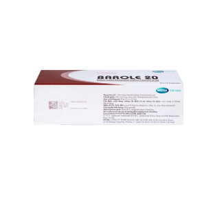 Trường Thọ - Thuốc Barole 20mg điều trị viêm loét do trào ngược dạ dày - thực quản (10 vỉ x 10 viên) 4 Trường Thọ - a6 3