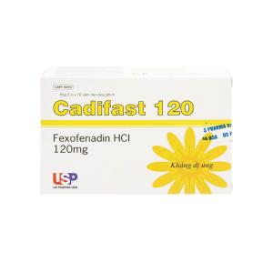 Trường Thọ - Thuốc Cadifast 120 US Pharma điều trị mày đay mạn tính vô căn, giảm viêm mũi dị ứng (3 vỉ x 10 viên) 2 Trường Thọ - cadifast1