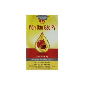 Trường Thọ - Viên Dầu Gấc PV hỗ trợ giúp làm sáng mắt, giảm khô mắt, mờ mắt, quáng gà (100 viên) 2 Trường Thọ - dau gac PV
