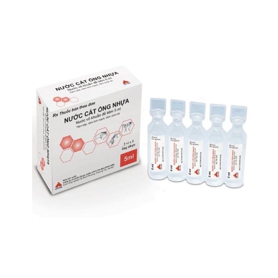 nước cất nước cất ống nhựa 5ml