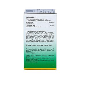 Trường Thọ - Bột pha uống Tedavi 400mg/57mg điều trị nhiễm khuẩn, viêm xoang, viêm tai giữa (70ml) 3 Trường Thọ - tedavi 3