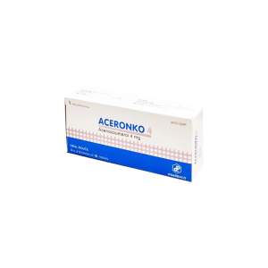 Trường Thọ - Thuốc Aceronko 4 dự phòng và điều trị bệnh nhồi máu phổi và cơ tim, huyết khối tĩnh mạch sâu (3 vỉ x 10 viên) 1 Trường Thọ - 1 32