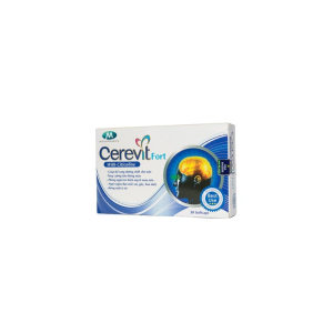 Trường Thọ - Viên uống Cerevit Fort Megapharco bổ sung dưỡng chất cho não, tăng cường lưu thông máu (3 vỉ x 10 viên) 1 Trường Thọ - 1 39