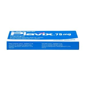 Trường Thọ - Viên nén Plavix 75mg phòng ngừa thành lập cục máu đông, huyết khối (1 vỉ x 14 viên) 1 Trường Thọ - Plavix 75mg 2