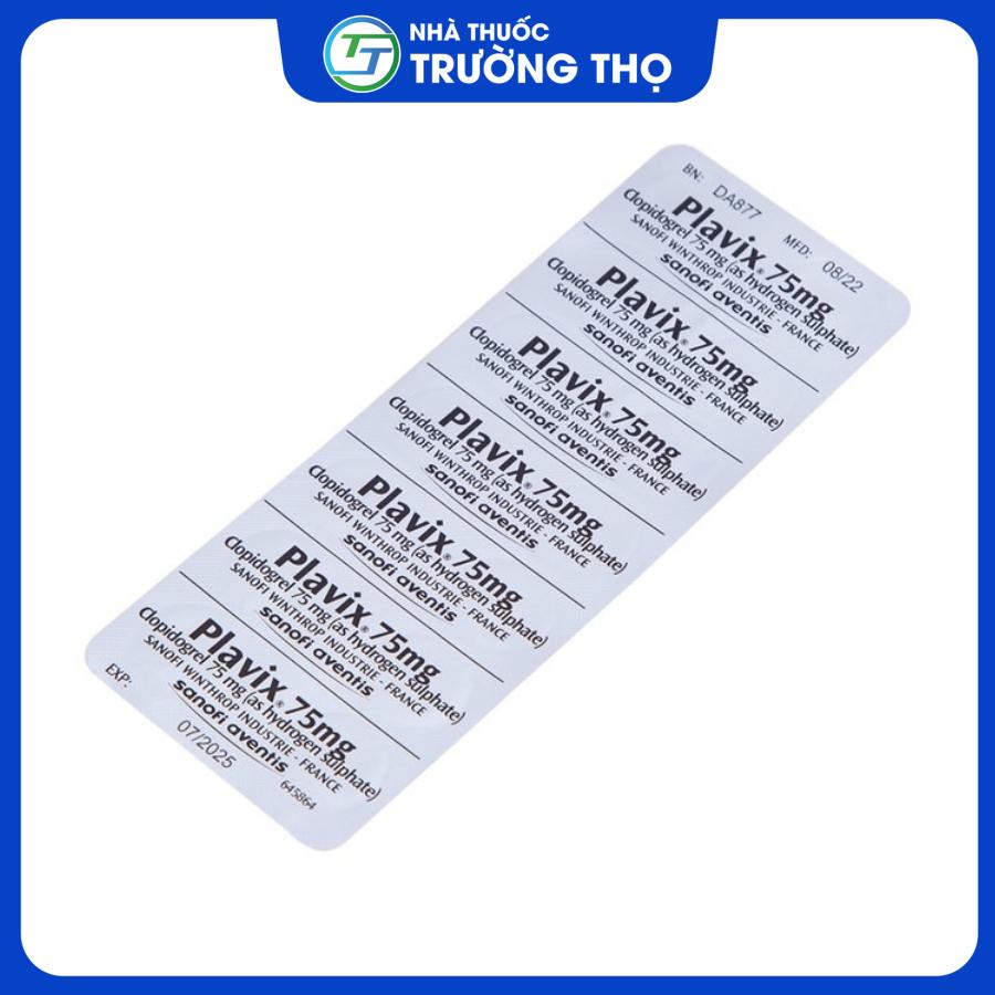 Plavix 75mg (4) Trường Thọ - Plavix 75mg 4