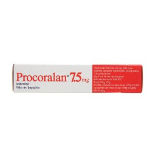 Trường Thọ - Procoralan 7.5mg trị đau thắt ngực, suy tim (4 vỉ x 14 viên) 1 Trường Thọ - Procoralan 75mg 2
