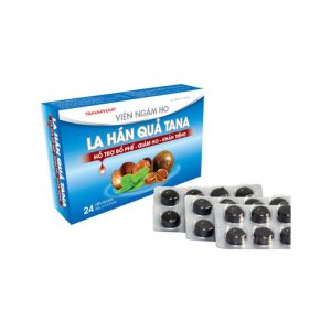 Trường Thọ - Viên ngậm ho La Hán Quả Tana bổ phế, giảm đờm, dịu ho (Hộp 3vỉ x8viên) 1 Trường Thọ - Smart pharma 18 1