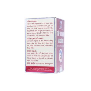 Trường Thọ - Viên uống Thấp Diệu Nang Tâm Bình hỗ trợ điều trị bệnh phong thấp (60 viên) 1 Trường Thọ - Smart pharma 2024 11 25T200953.916