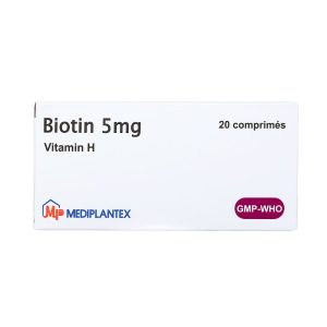 Trường Thọ - Viên nén Biotin 5mg rụng tóc, viêm da bong, thiếu hụt vitamin H (2 vỉ x 10 viên) 1 Trường Thọ - Smart pharma 23 1