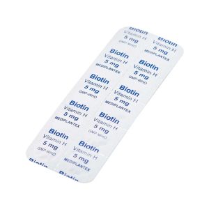 Trường Thọ - Viên nén Biotin 5mg rụng tóc, viêm da bong, thiếu hụt vitamin H (2 vỉ x 10 viên) 3 Trường Thọ - Smart pharma 24