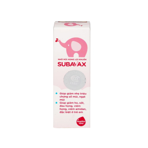 Trường Thọ - Nhỏ mũi họng lợi khuẩn Subavax 10ml Á Âu tăng sức đề kháng niêm mạc đường hô hấp trên 3 Trường Thọ - Smart pharma 55