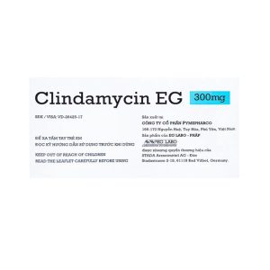 Trường Thọ - Thuốc Clindamycin EG 300mg Pymepharco điều trị các bệnh nhiễm khuẩn (10 vỉ x 10 viên) 2 Trường Thọ - Smart pharma 72 1