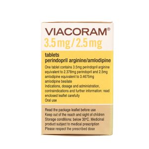 Trường Thọ - Thuốc Viacoram 3.5mg/2.5mg điều trị tăng huyết áp vô căn (30 viên) 1 Trường Thọ - Viacoram 3.5mg 2.5mg 2