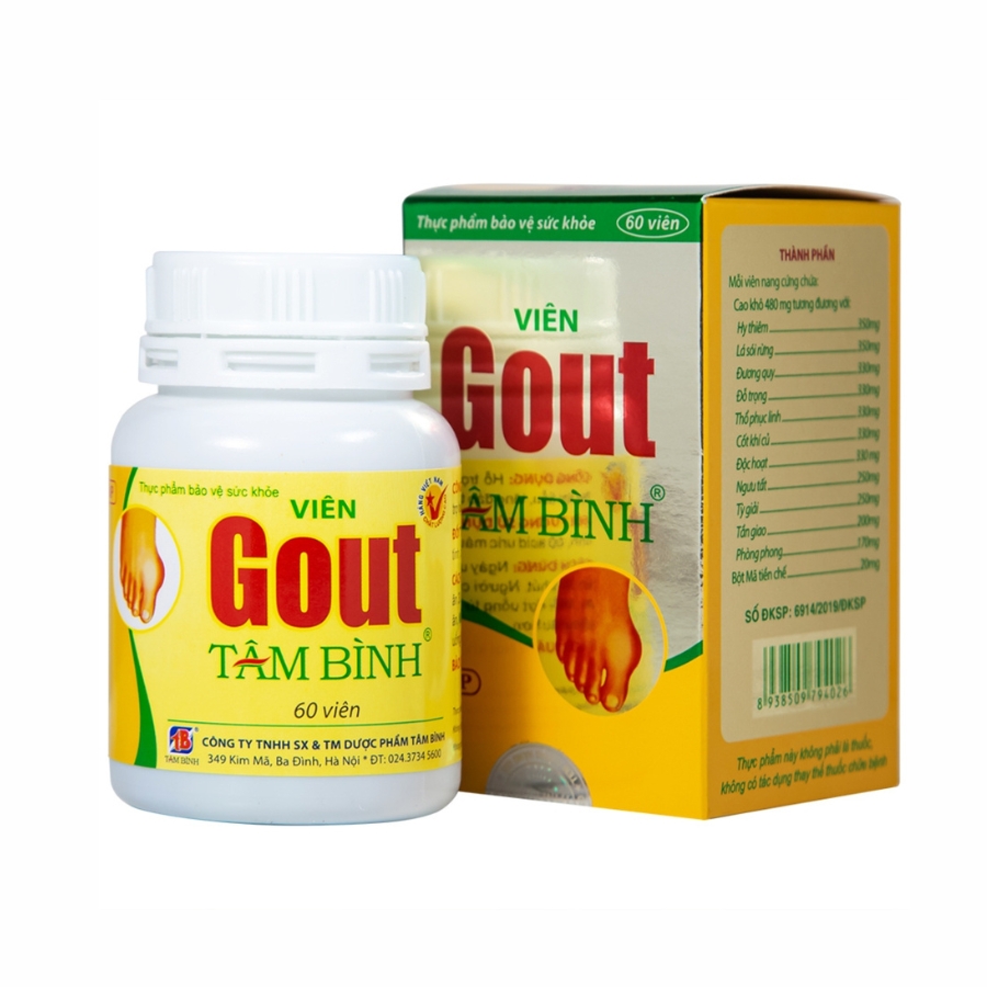 Viên GOUT Tâm Bìn Trường Thọ - Vien GOUT Tam Bin
