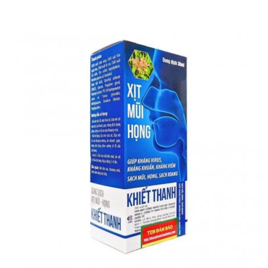 Xịt mũi họng Khiết Thanh (2) Trường Thọ - Xit mui hong Khiet Thanh 2