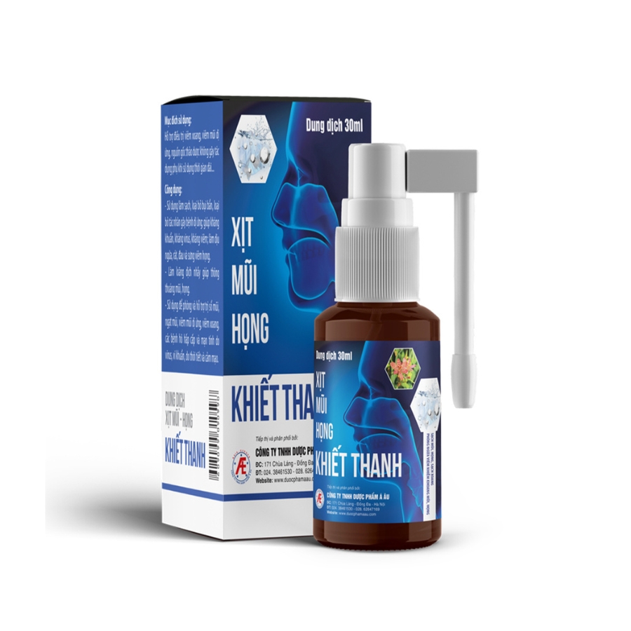 Xịt mũi họng Khiết Thanh Trường Thọ - Xit mui hong Khiet Thanh